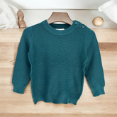 Green Round Neck Sweater